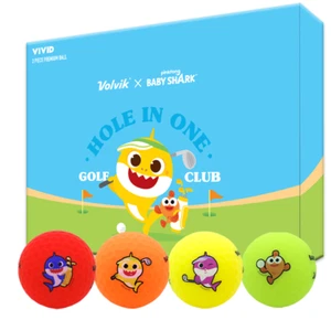Pinkfong Baby Shark Volvik Golf Balls AAA 1 Dozen Other design configurations - Picture 1 of 19