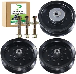 3 Idler Pulley Deck 54" Kit For Husqvarna LGT24K54 LGT2554 LGTH2454 LGTH24V54 - Picture 1 of 9