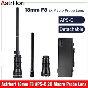 AstrHori 18mm F8 2x Macro Probe Lens Built-in Ring Light APS-C for Sony E mount - Picture 1 of 10
