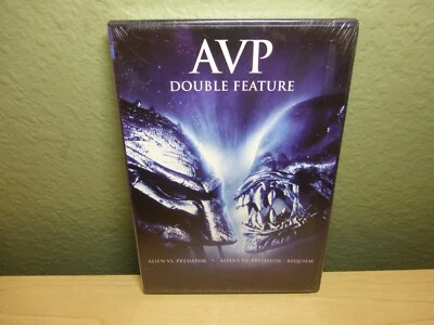 Alien Vs. Predator & Alien Vs. Predator Requiem AVP Double Feature DVD New - Image 1 of 4