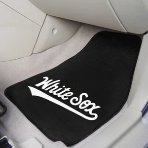 MLB - Chicago White Sox Front Carpet Car Mat Set - 2 Pieces - Picture 1 of 5
