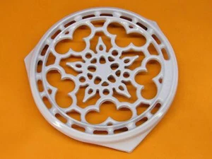 Vintage NSH Made in France Cast Iron Pot Holder 8" Diameter - Picture 1 of 6