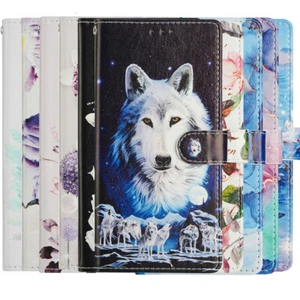 Phone Cover for Samsung S10E S9 S8 S7 Note 20 10 9 J310 Flip Leather Wallet Case - Picture 1 of 22