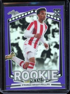 2022 Leaf Metal Soccer Purple Prismatic D'Margio Wright-Phillips Rc (2/25)