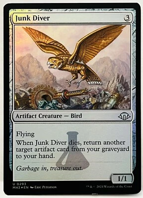 MTG -Junk Diver #293-FOIL- Modern Horizons 3 (MH3)-NM - Image 1 of 2
