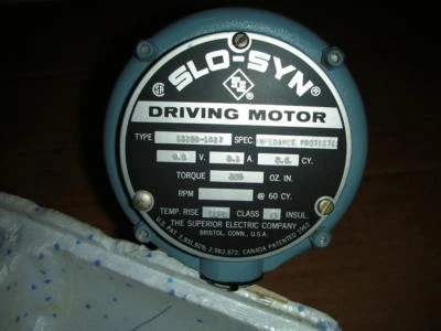 Superior Electric DC Slo-Syn SS250-1027 Driving / Stepping Motor 225 Oz-In. NOS - Image 1 of 4