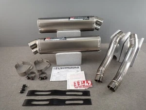 Silenciador sin cordones YOSHIMURA Tri Ovalado Titanio Hayabusa GSX1300R 08-20 USADO - Imagen 1 de 12