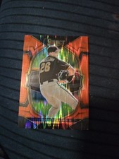 2023 Panini Select Robby Snelling Concourse Orange Flash Prizm #65 - Padres