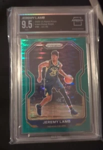 2020-21 Jeremy Lamb Prizm Green Pulsar /25 Arena 9.5 - Picture 1 of 2