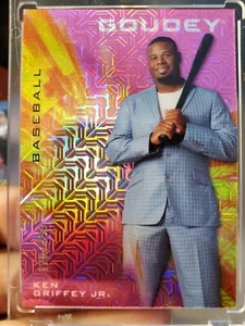 2021 Goodwin Champions Goudey Ken Griffey Jr Pink Prizm #/299 Mariners - Picture 1 of 12