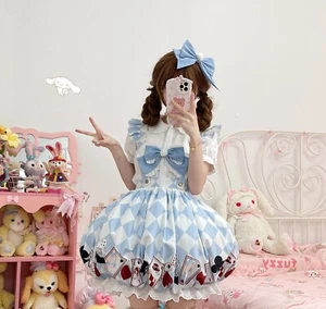 Cute Fairy JSK Lolita Dress Halterneck Dress Split Sleeves - Picture 1 of 7