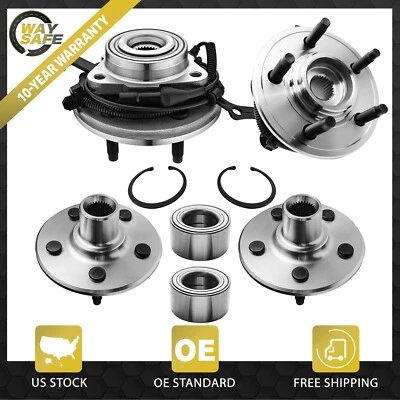 4pc Front Rear Bearing Wheel Hub Kit for Ford Explorer Sport Trac Mountaineer - Image 1 of 4