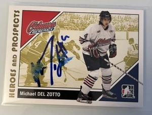 2007-08 ITG Heroes and Prospects Michael Del Zotto #88 Auto Autograph Signed - Picture 1 of 2
