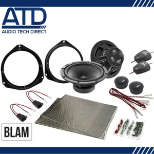 Speaker Kit Upgrade For Abarth Citroen Fiat Vauxhall BLAM RELAX 165mm Speakers - Picture 1 of 8