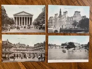 Collection of 15 black and white hand tinted style postcards of Paris. - Picture 1 of 8