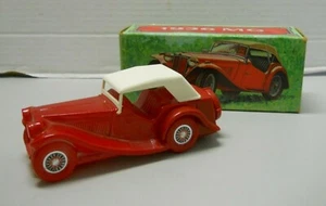 Avon 1939 MG Classic Red Car Wild Country After Shave 5 FL Bottle and Box Empty - Picture 1 of 12