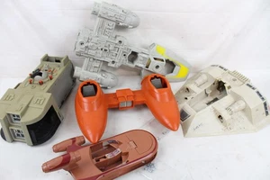 Vintage Star Wars Fahrzeug Spielzeug Teile Lot Land Speeder Imperial Cruiser Schnee selten - Bild 1 von 17