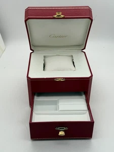 Caja Reloj Cartier Original COWA 0045 Folleto Sin Caja Exterior Color Rojo - Imagen 1 de 13