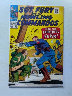 Sgt Fury & His Howling Commandos #39 FN (6.0) Dick Ayers Cover Art Marvel 1967 - Image 1 of 2