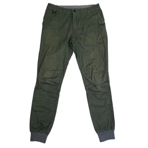 Kith Mercer II Pantalone Jogger Classico Twill Uomo 30x28 Verde Gorpcore 100% Cotone - Foto 1 di 14