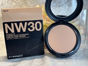 MAC Studio Fix Powder Plus Foundation - NW30 - w/puff FSize New In Box FreeShip - Picture 1 of 1