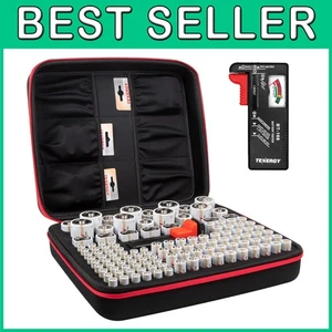 Battery Storage Case + 120 Alkaline Batteries Bundle - Picture 1 of 10