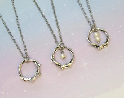 Collar Pérdida Infantil Joyería Regalo Religioso Perla Espiritual Acero Inoxidable Bebé Foto 1 de 4