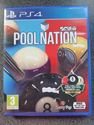 Pool Nation Sony PlayStation 4 PS4 Video Game + Manual / Leaflet + Stickers - Image 1 of 3