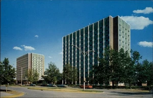 Postal de colección Champaign Co Illinois University Florida Residence Hall sin usar - Imagen 1 de 2