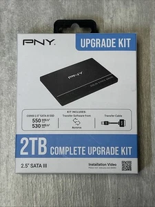 New PNY 2.5" CS900 2TB SATA III SSD SSD7CS900-2TBKIT-RB Upgrade Kit - Afbeelding 1 van 2