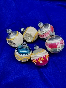 Vintage glänzende Brite Glaskugel Ornamente - (6) - Bild 1 von 8