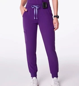 FIGS Zamora Jogger Technical Collection Women's Purple Scrub Pants - Picture 1 of 10