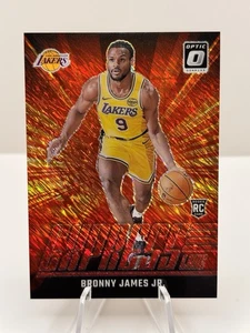 2024-25 Panini Donruss Optic Bronny James RC Express Lane Shimmer #4 Lakers /75 - Bild 1 von 2