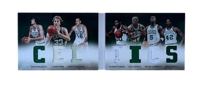 2012-13 Panini предпочтительный CELTICS буклет #11/25 HOWELL, BIRD, McHALE, PARRISH - Изображение 1 из 2