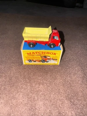 Camión de esparcidor de grano Lesney Matchbox serie 70 vintage con caja casi como nuevo Foto 1 de 4