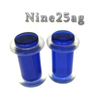 PAR DE ENCHUFES AZULES 4G (5MM) 1/2 PULGADA CON ANILLOS TÓRICOS - Imagen 1 de 1