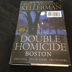 Double Homicide (Boston/Santa Fe) by Jonathan & Faye Kellerman HCDJ 1st Ed 1st - Imagen 1 de 8