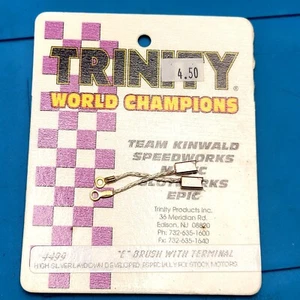 Vintage Rc Trinity Silver Lay Down Motor Brushes 4499 Kinwald Epic Speedworks - Picture 1 of 2