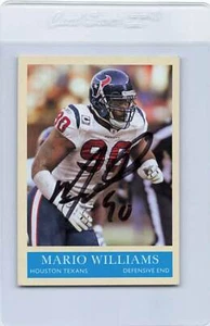 2009 Upper Deck Philadelphia #83 Mario Williams Texans Signed Auto *K8766 - Picture 1 of 2