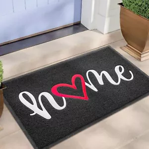 Door Mat Outdoor Indoor, 30"x17.5", Non Slip Absorbent Rug for Entryway - Picture 1 of 10