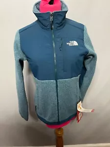 The North Face Women's Denali Fleece Jacket Sz XS NWT BLUE/GREEN - Picture 1 of 4