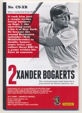 2017 Panini Chronicles Swatches #26 Xander Bogaerts /499