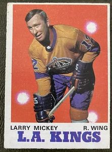 1970-71 O-pee-chee #162 LARRY MICKEY LOS ANGELES KINGS**VG-EX+ - Picture 1 of 3