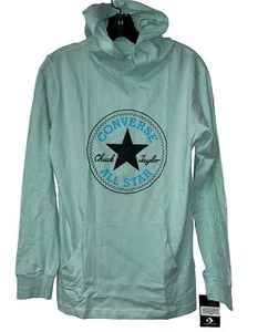 New CONVERSE ALL STAR 100% cotton Kids HOODIE T-Shirts Aqua-Teal Mint Green - Picture 1 of 6