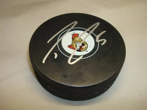 Cody Ceci Signed Ottawa Senators Hockey Puck Autographed 1A - Imagen 1 de 2