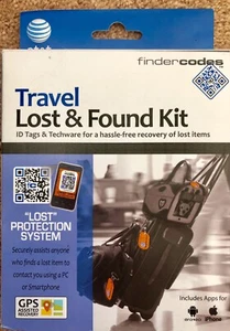 FinderCodes Travel Lost & Found Kit von AT&T ~ NEU - Bild 1 von 6