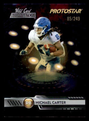 2021 Wild Card Alumination Protostar Michael Carter 249 - Image 1 of 2