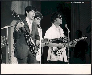 BEATLES INVASION Original Vintage TYPE I Photo ED SULLIVAN Show 1964 - Picture 1 of 2