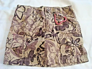 Girls Skort Size 5 Old Navy Brown Floral New - Picture 1 of 2