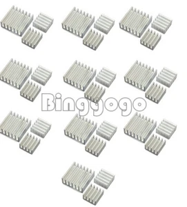 10Set 30Stück Aluminum Heatsink Kühler Kit Für Kühlung Raspberry Pi. - Bild 1 von 4